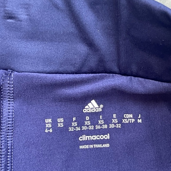 Adidas Navy and Orange Tennis Skirt Skort - Picture 4 of 4